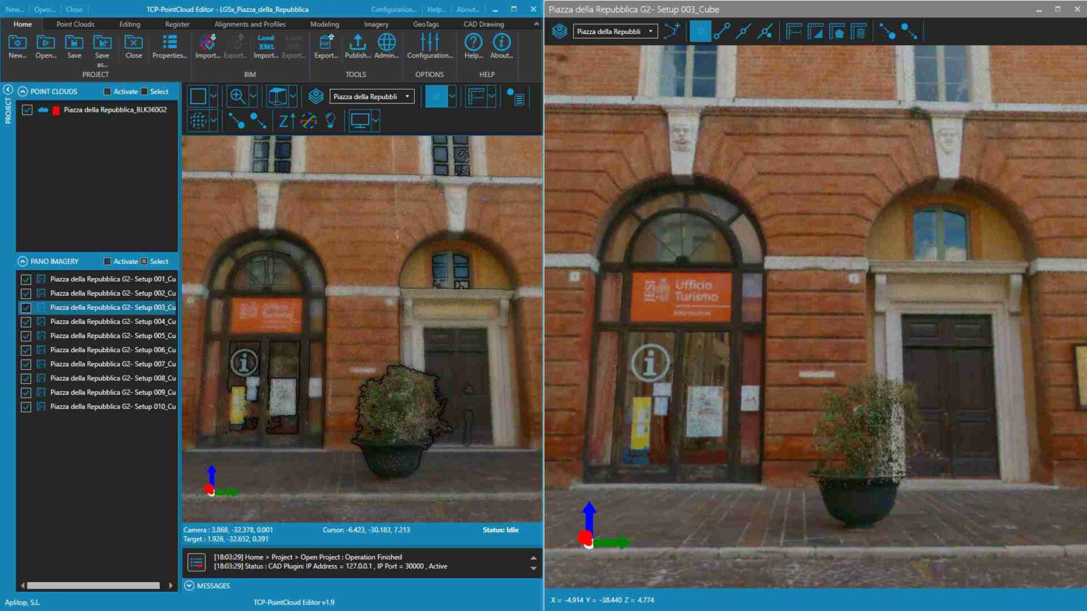 Aplitop Tcp Point Cloud Editor | Software edición de nube de puntos